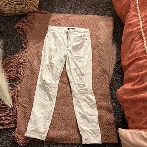 white ripped aeropostale jeans!